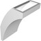 Ekena Millwork 5 1/2-in. W x 6-in. D x 10-in. H Thorton Architectural Grade PVC Knee Brace BRCP055X06X10THR - alternate 5